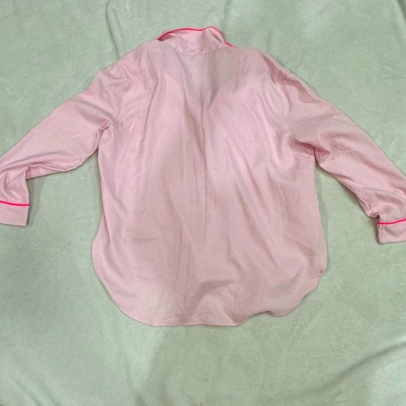 Satin Pink Hearts Victorias Secret Pijama Set - Picture 8 of 13